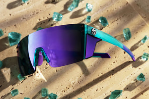 PERFORMANCE LAZER FACE SUNGLASSES: Aqua Frost