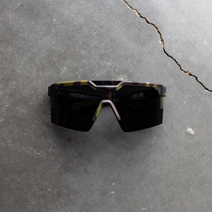 FUTURE TECH SUNGLASSES: Fleck Camo Ultra Black