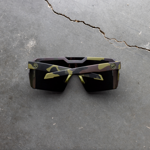 FUTURE TECH SUNGLASSES: Fleck Camo Ultra Black
