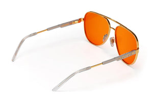 INCLINE SUNGLASSES: Gold - Amber Lens