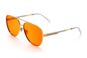 INCLINE SUNGLASSES: Gold - Amber Lens