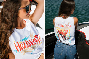 Heat Wave Offshore Tank Top - White