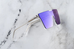 CLARITY SUNGLASSES: Vapor Frost Ultra Violet