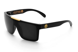 QUATRO SUNGLASSES: Black x Gold