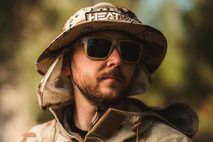 VISE SUNGLASSES: Desert Tan - Black