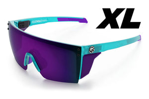 PERFORMANCE XL LAZER FACE SUNGLASSES: Aqua Frost