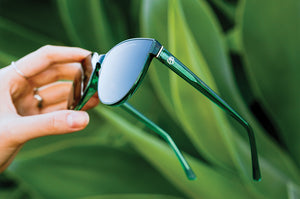CARAT SUNGLASSES: Cycad Green Black