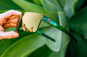 PERFORMANCE QUATRO SUNGLASSES: Cycad Green