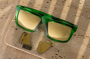 PERFORMANCE VISE SUNGLASSES: Cycad Green
