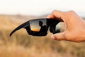 PERFORMANCE XL LAZER FACE SUNGLASSES: Ultra Black