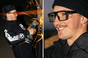 VISE SONNENBRILLE: Schwarz