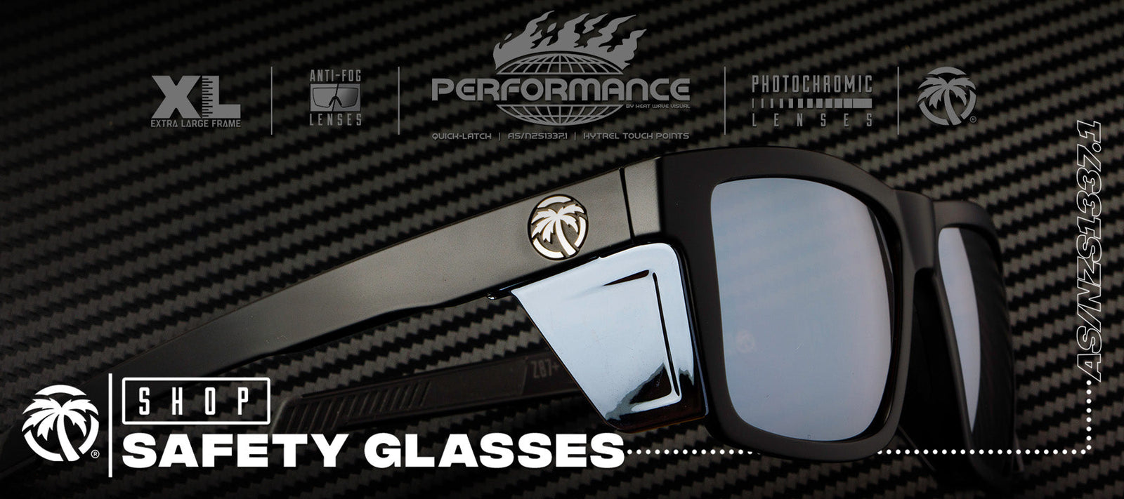 Heat Wave Visual Australia Safety glasses are AS/NZS1337.1 approved for the ultimate fusion of style for form and function for performance like no other. Order online and receive free same day shipping.