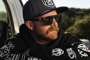 VISE SONNENBRILLE: Schwarz