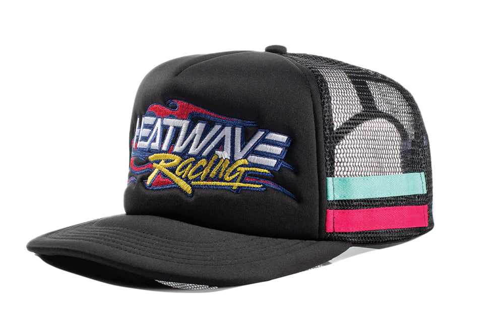 HWV HAT: Y2K Racing Hat - Black