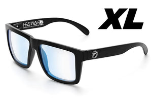 XL-VISE-SONNENBRILLE: Schwarz x Blaulichtblocker