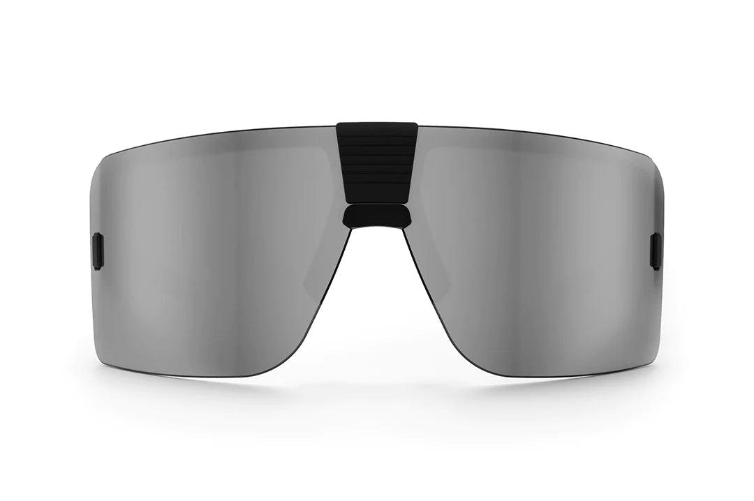 XL VECTOR SUNGLASSES BLACK: Silver