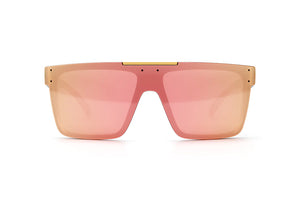 QUATRO SUNGLASSES: Rose Gold