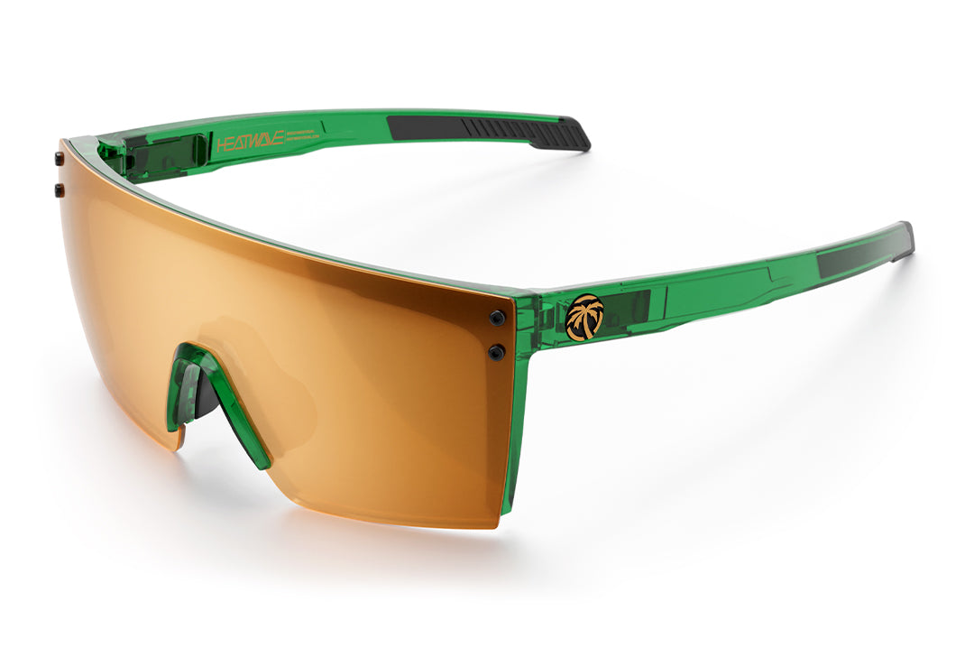 PERFORMANCE LAZER FACE SUNGLASSES: Cycad Green