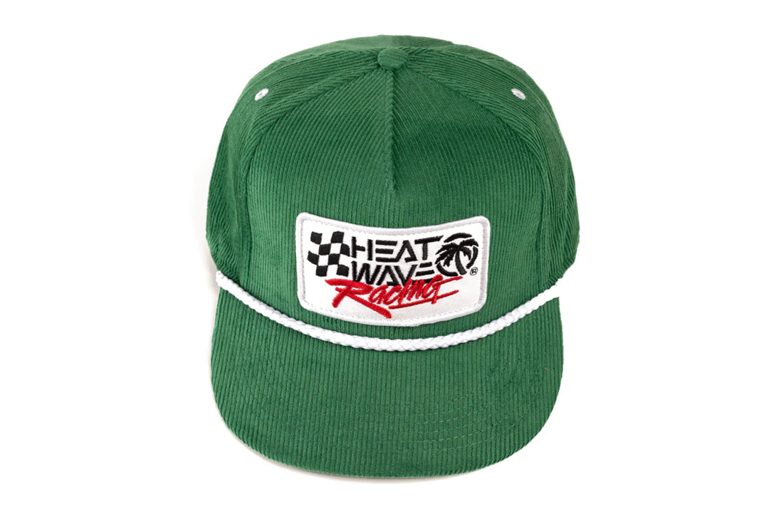 HWV HAT: Green Retro Corduroy