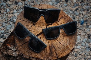 FUTURE TECH SUNGLASSES: Deadwood - Black