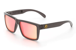 VISE SUNGLASSES: Frosted Smoke x Rose Gold