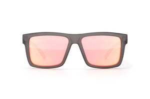 VISE-SONNENBRILLE: Frosted Smoke x Roségold
