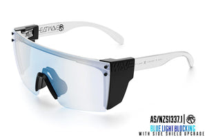 LAZER FACE SUNGLASSES CLEAR: Blaulichtblocker