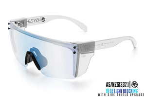 LAZER FACE SUNGLASSES CLEAR: Blaulichtblocker