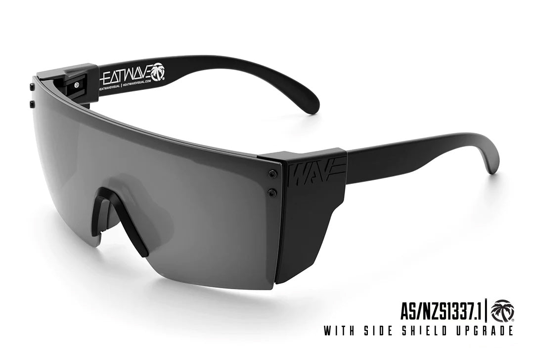 LAZER FACE SUNGLASSES: Silver