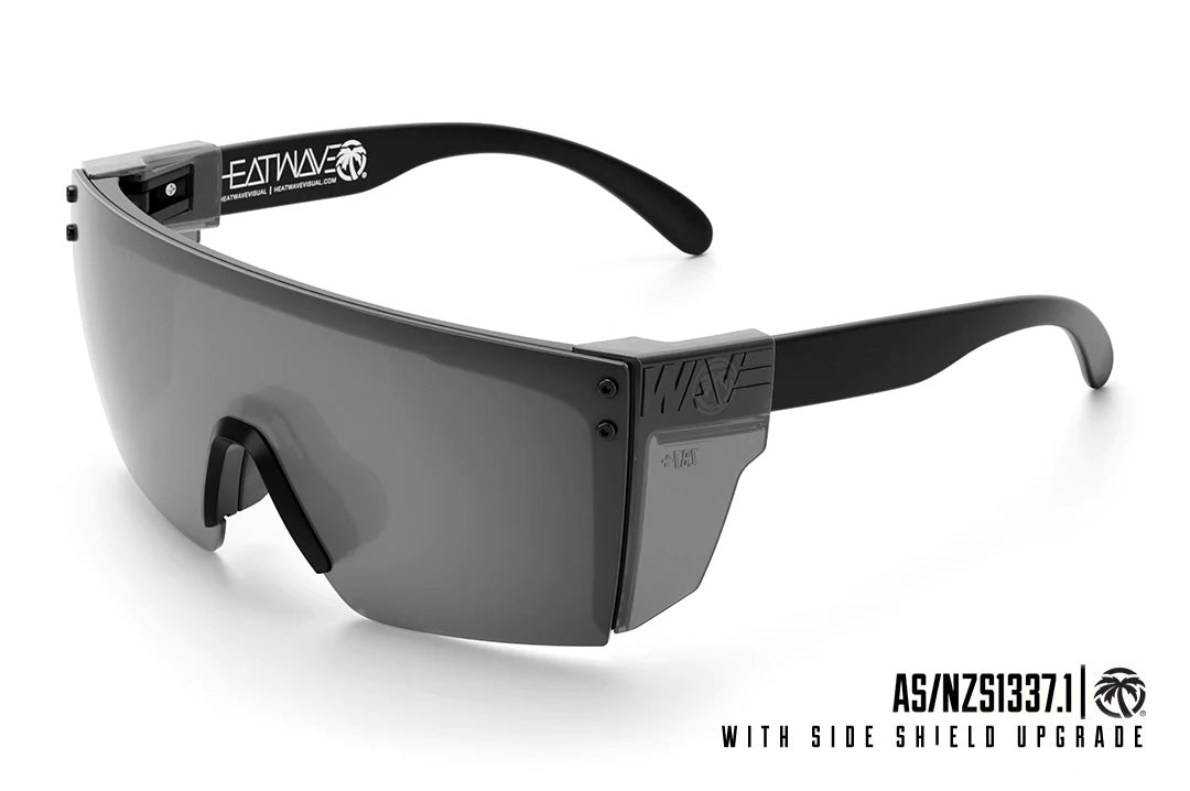 LAZER FACE SUNGLASSES: Silver