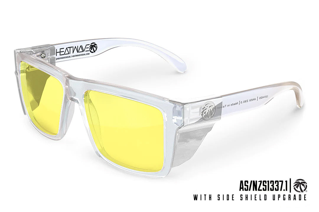 VISE Z87 SUNGLASSES: Vapor x Hi-Vis Yellow