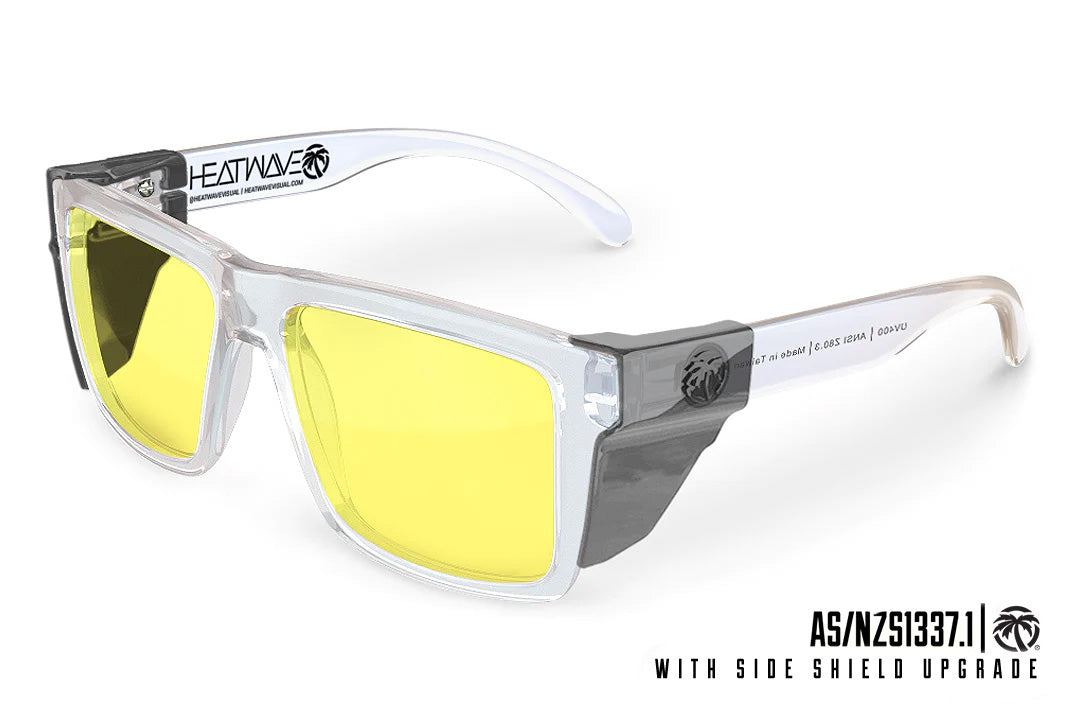 VISE Z87 SUNGLASSES: Vapor x Hi-Vis Yellow