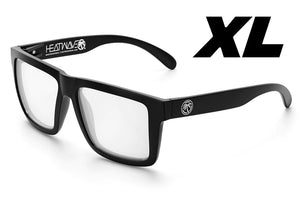 XL-VISE-SONNENBRILLE: Schwarzes x klares Glas