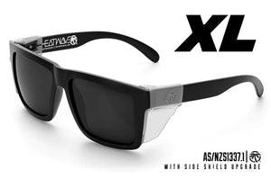 XL VISE SONNENBRILLE: Schwarz