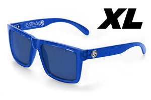 XL VISE SUNGLASSES: Neon Blue