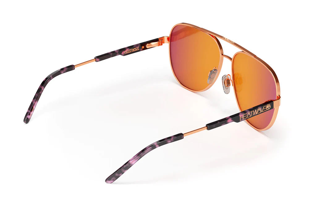 INCLINE SUNGLASSES: Rose Gold
