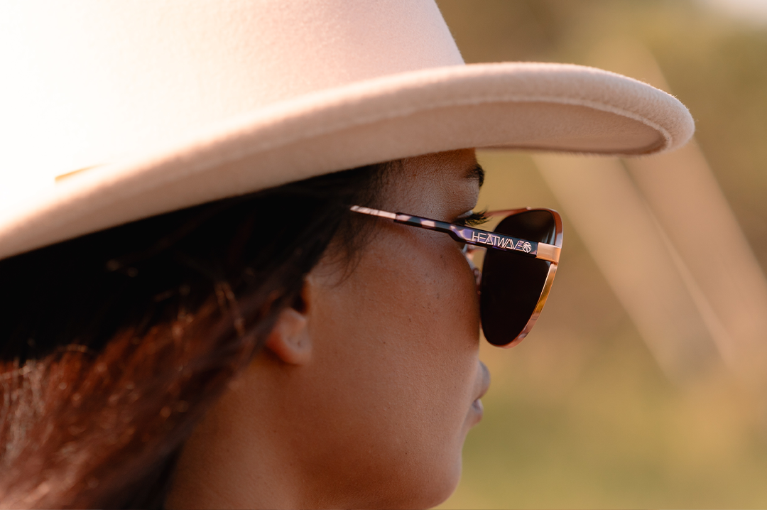 INCLINE SUNGLASSES: Rose Gold