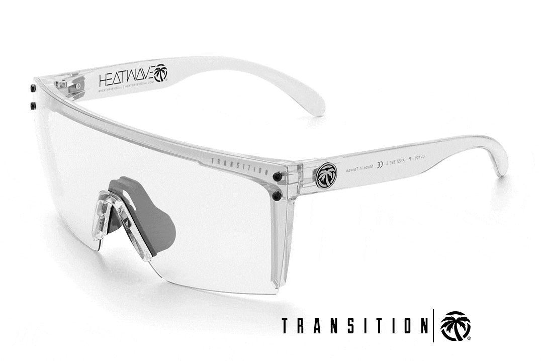 LAZER FACE SUNGLASSES TRANSITION: Clear