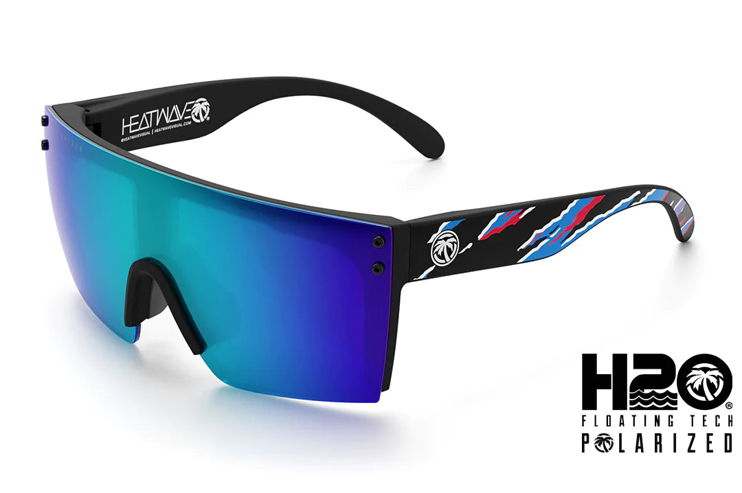 H20 LAZER FACE FLOATING SUNGLASSES: Fire Blade Arms