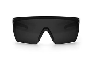 PERFORMANCE LAZER FACE SUNGLASSES: Black