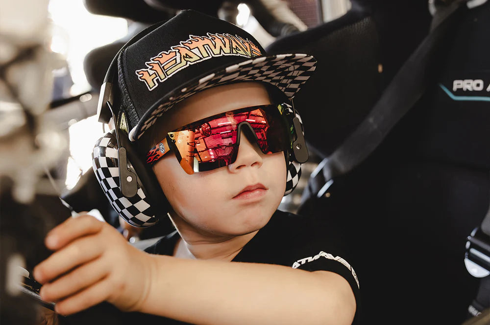 HWV HAT: Little Trouble X Heat Wave Youth Trucker Hat