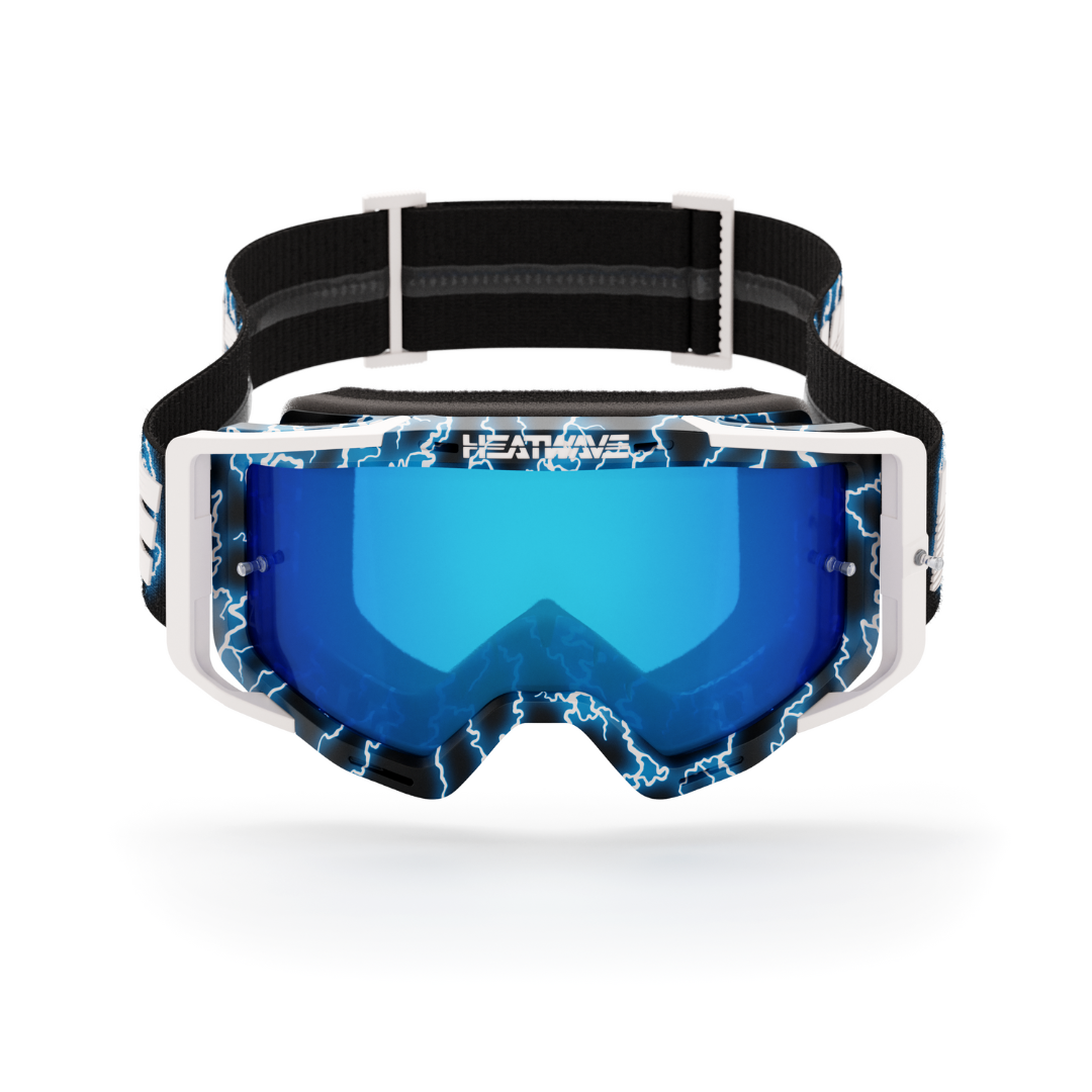 MXG-250 Motosport Goggle: Billboard Lightning Blue