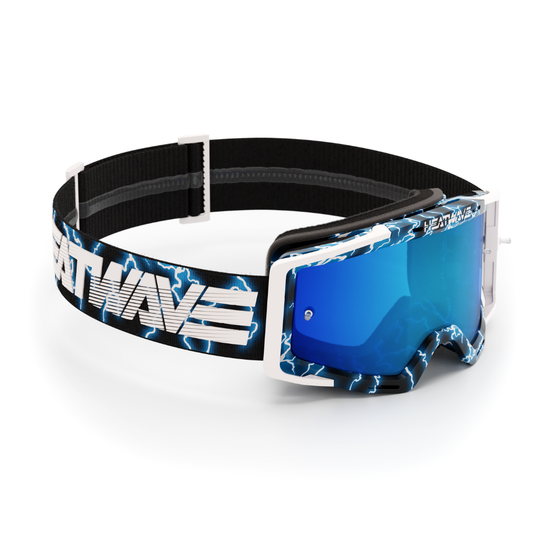 MXG-250 Motosport Goggle: Billboard Lightning Blue