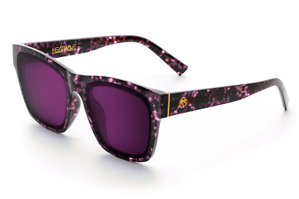 MARILYN SUNGLASSES: Velvet Tortoise x Purple Lens