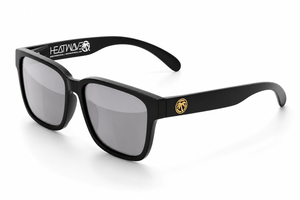 APOLLO SUNGLASSES: Black Silver Lens