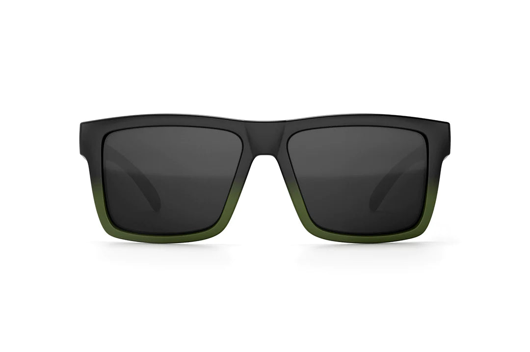 VISE SUNGLASSES: OD Green Fader x Black