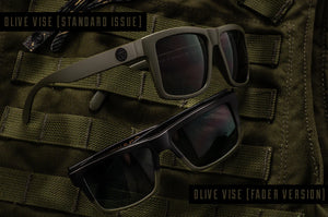 VISE-SONNENBRILLE: OD Green Fader x Schwarz