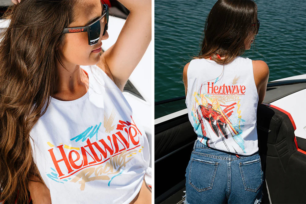 Heat Wave Offshore Tank Top - White