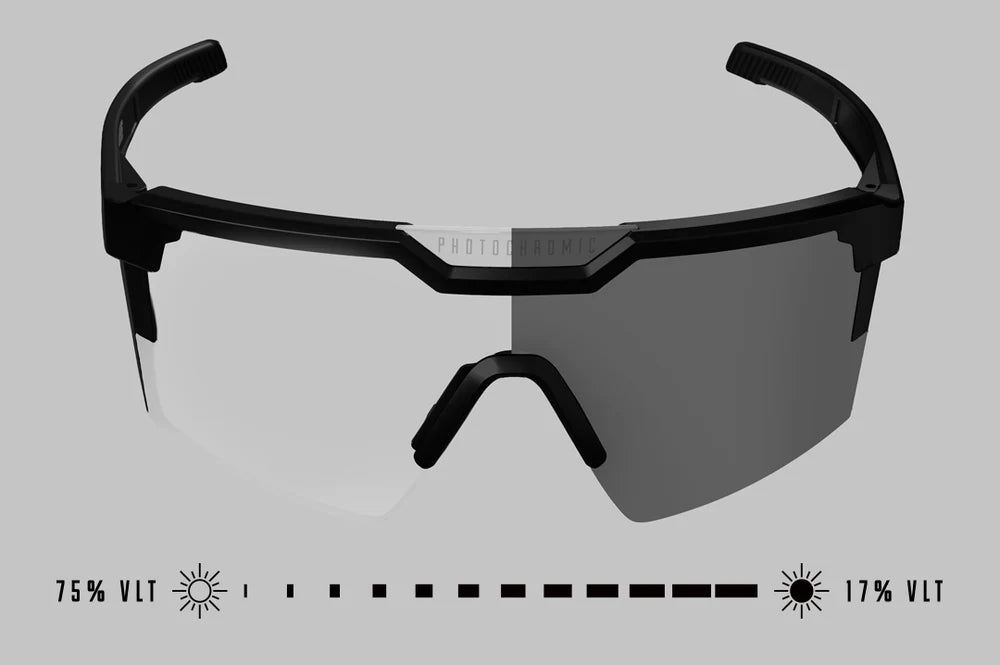 FUTURE TECH SUNGLASSES: Black Frame Photochromic
