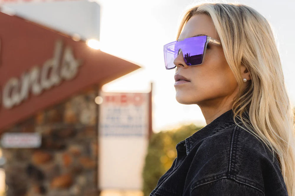 CLARITY SUNGLASSES: Vapor Frost Ultra Violet